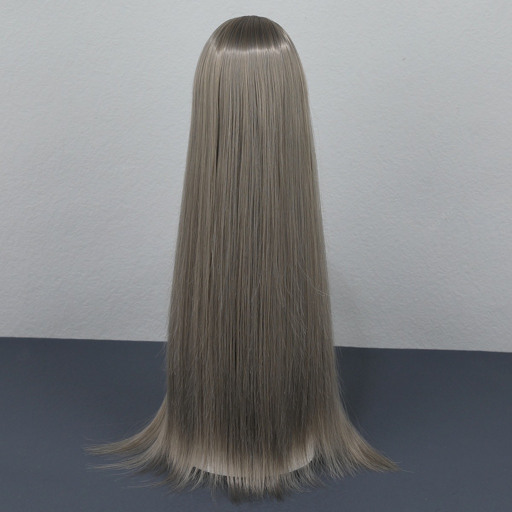 1/4 1/3 1/6 センター分けストレート ドール用ウィッグ 耐熱 シルク調ファイバー