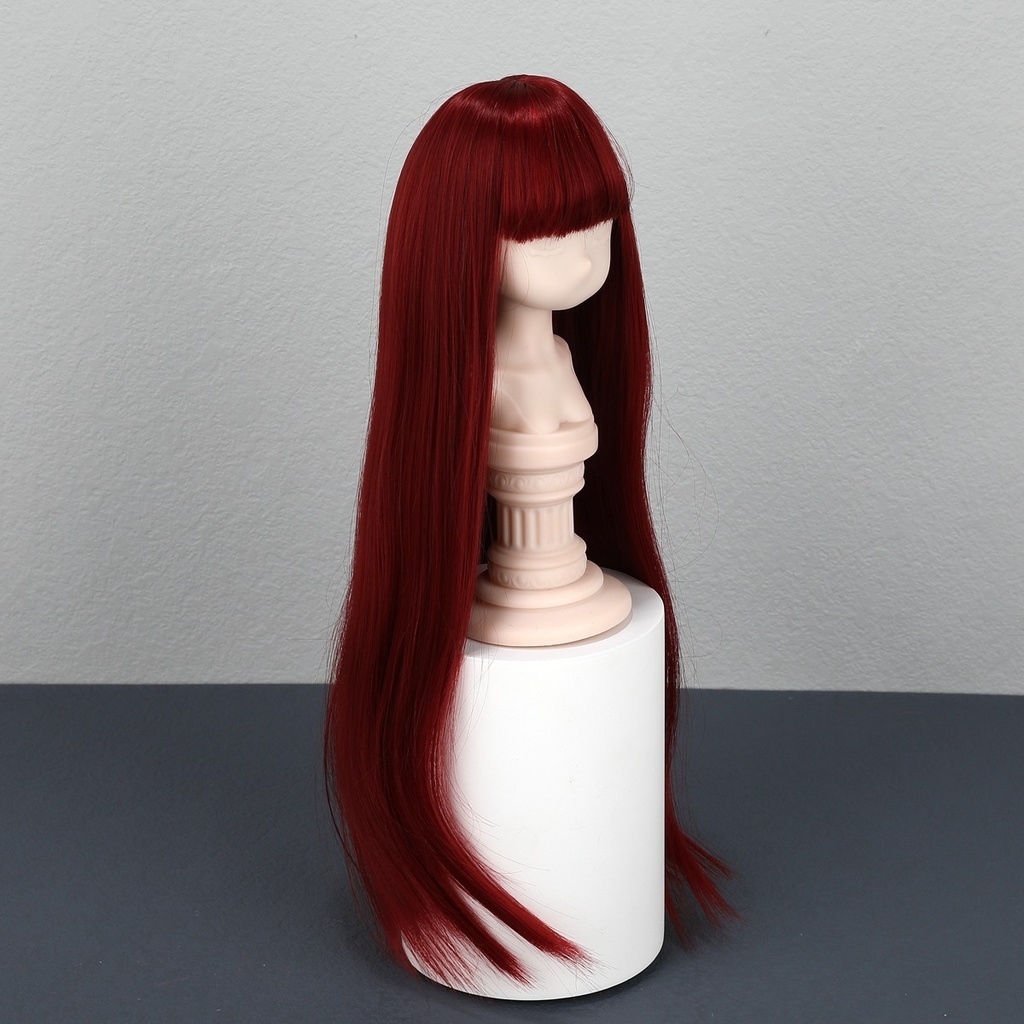 1/4 1/3 1/6 ドール用ウィッグ 耐熱 シルク調ファイバー