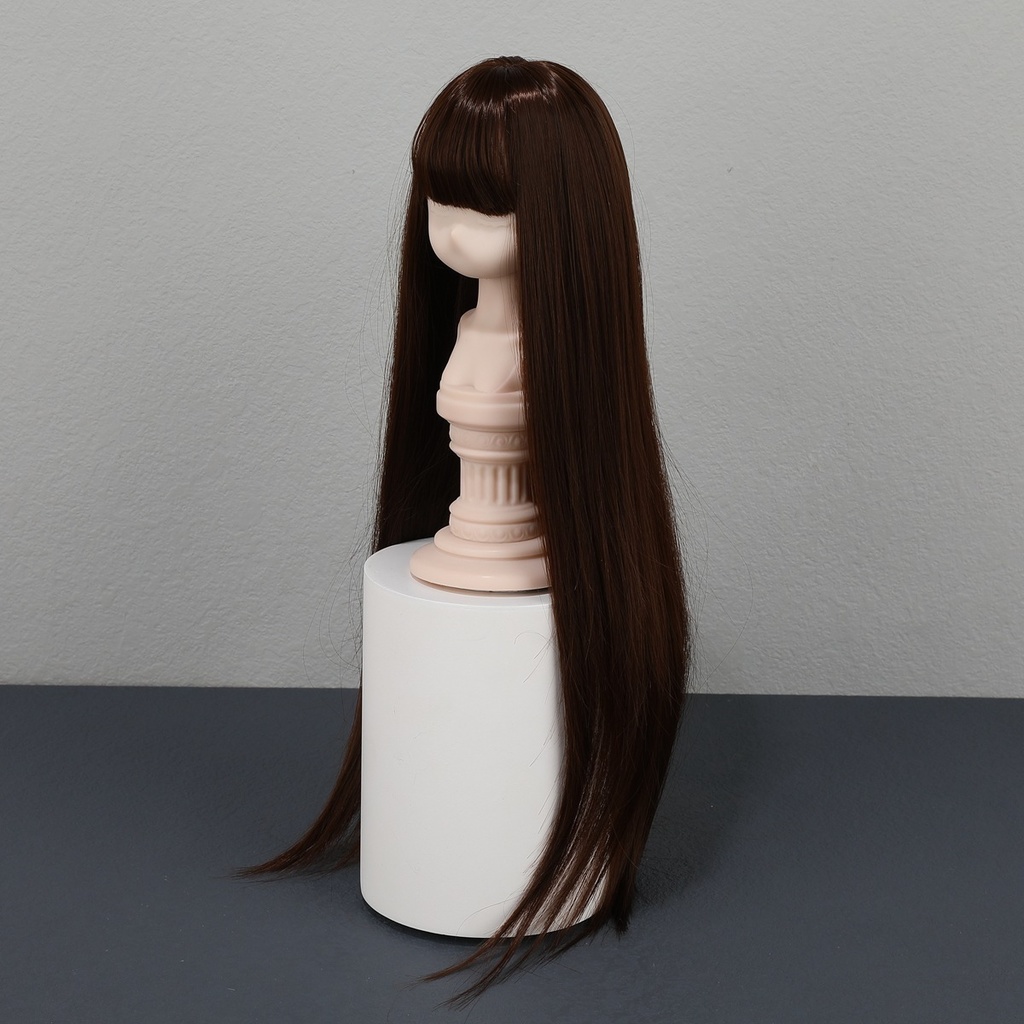 1/4 1/3 1/6 ドール用ウィッグ 耐熱 シルク調ファイバー