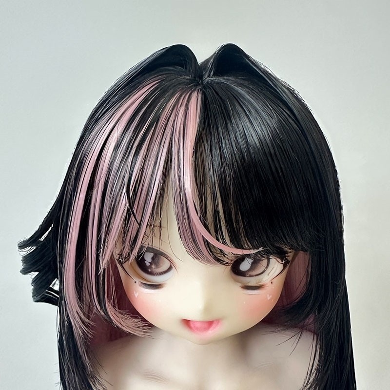 1/4 1/3 メッシュ ウィッグ 完成スタイル・スタイリング済み ドール用ウィッグ 耐熱 シルク調ファイバー