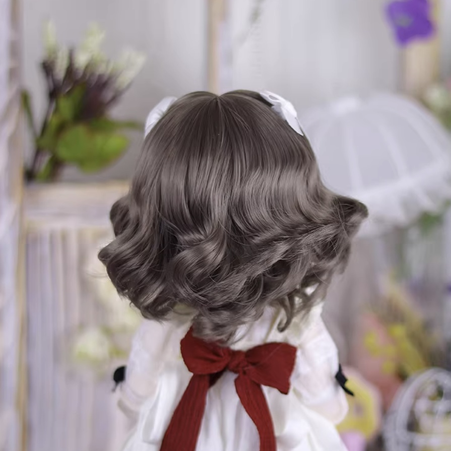 1/3 ゆるふわウェーブボブ ドール用ウィッグ 耐熱 頭囲22-23cm
