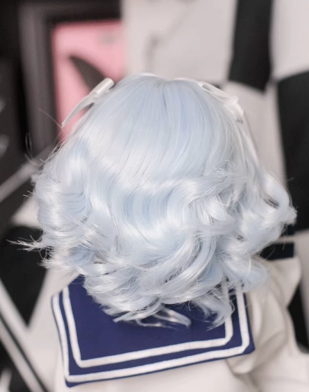 1/3 ゆるふわウェーブボブ ドール用ウィッグ 耐熱 頭囲22-23cm