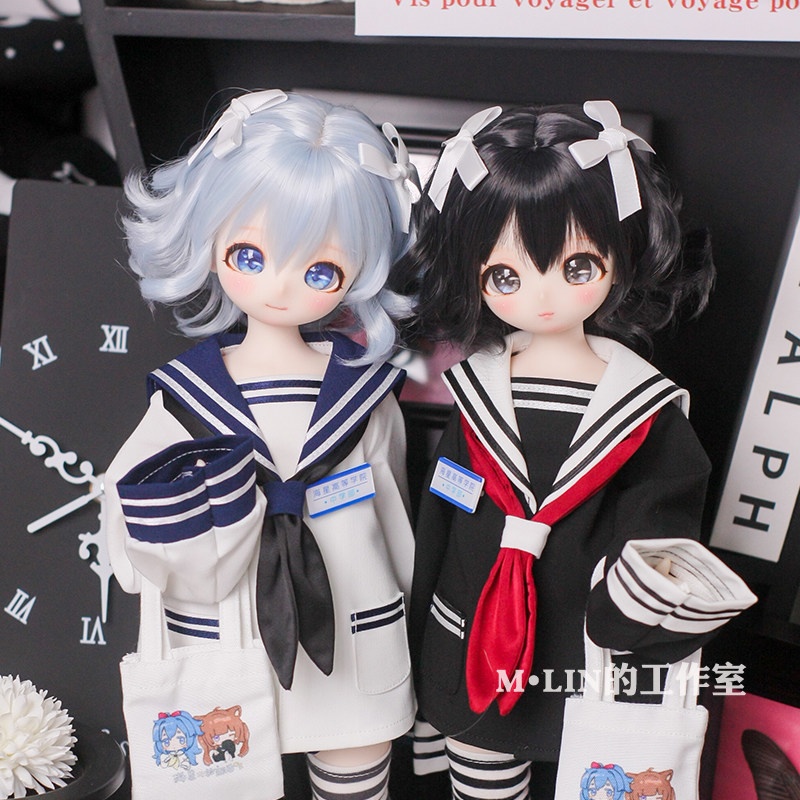 1/3 ゆるふわウェーブボブ ドール用ウィッグ 耐熱 頭囲22-23cm