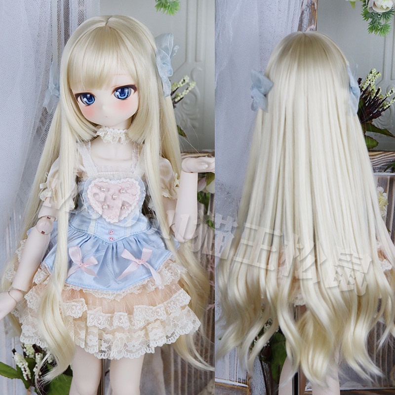 1/3 1/4 姫カット ドール用ウィッグ 耐熱