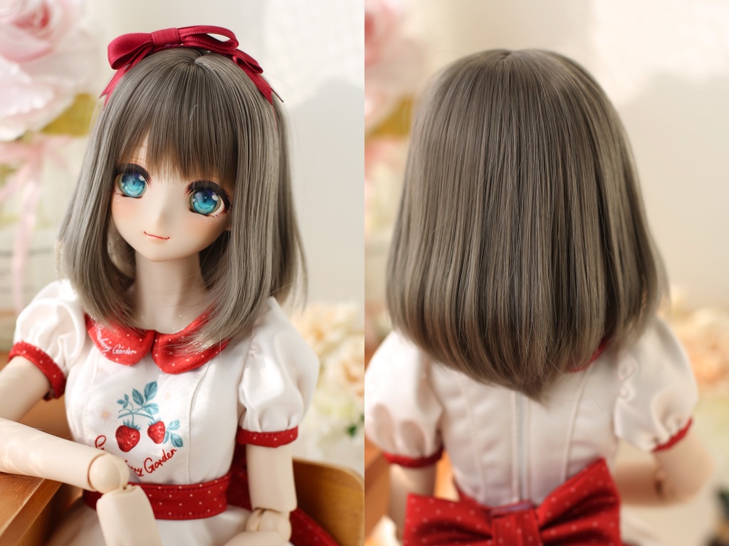 1/3 1/4 1/6 ワンカール ドール用ウィッグ 耐熱