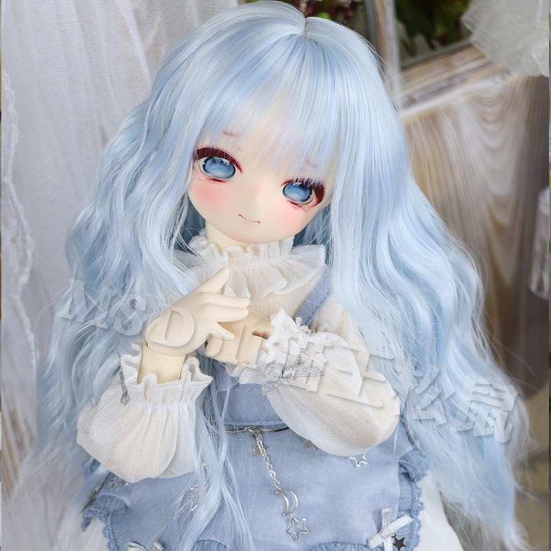 1/3 ゆるスパイラルロング ドール用ウィッグ 耐熱 【頭囲22-23cm】