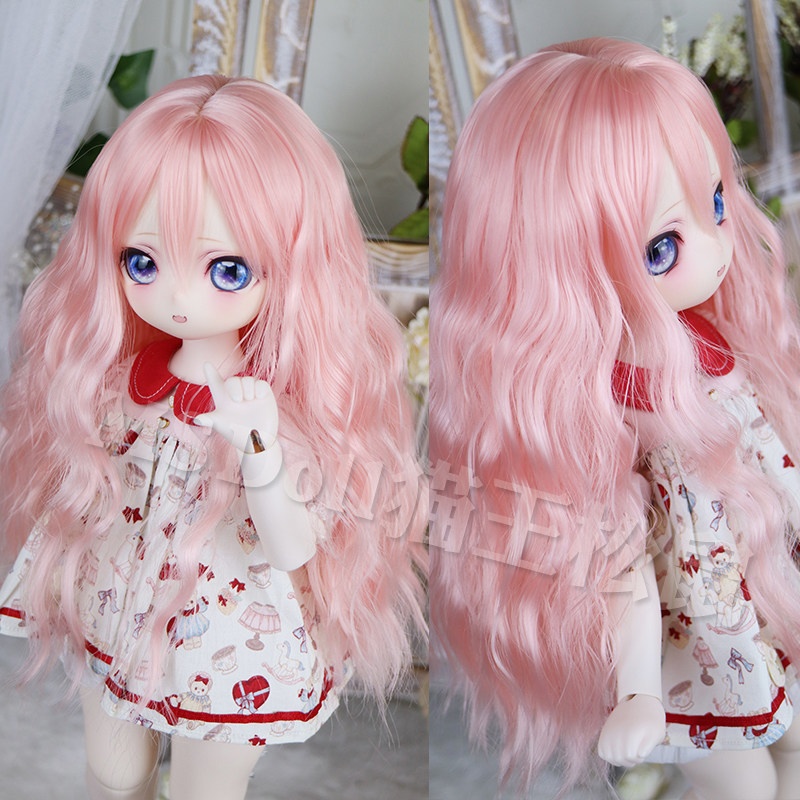 1/3 ゆるスパイラルロング ドール用ウィッグ 耐熱 【頭囲22-23cm】