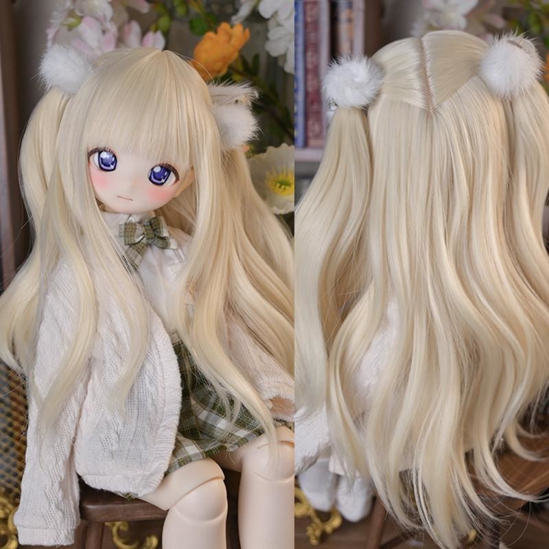 1/3　1/4　ミルキーツインロング　ドール用ウィッグ　耐熱
