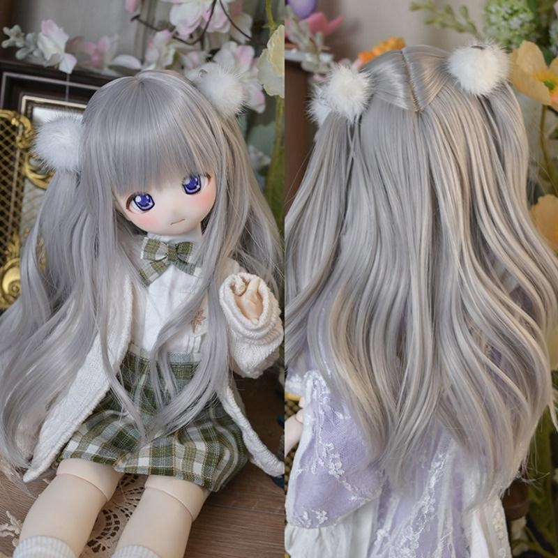 1/3 1/4 ミルキーツインロング ドール用ウィッグ 耐熱