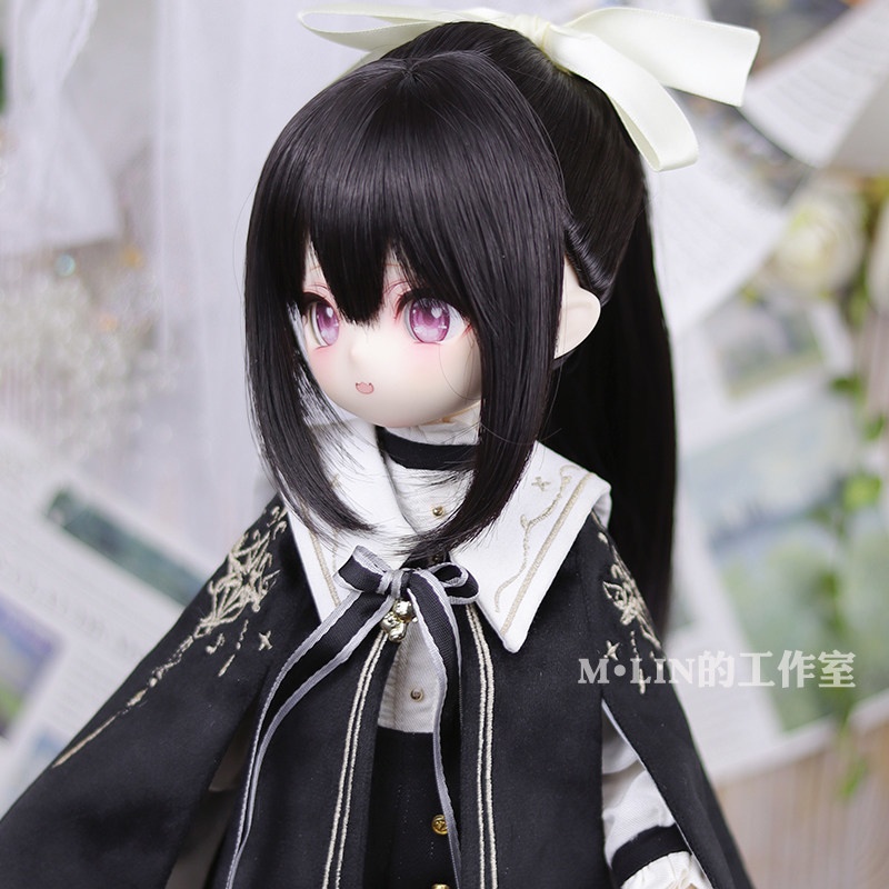 1/3 ストレートポニーテール ドール用ウィッグ 耐熱