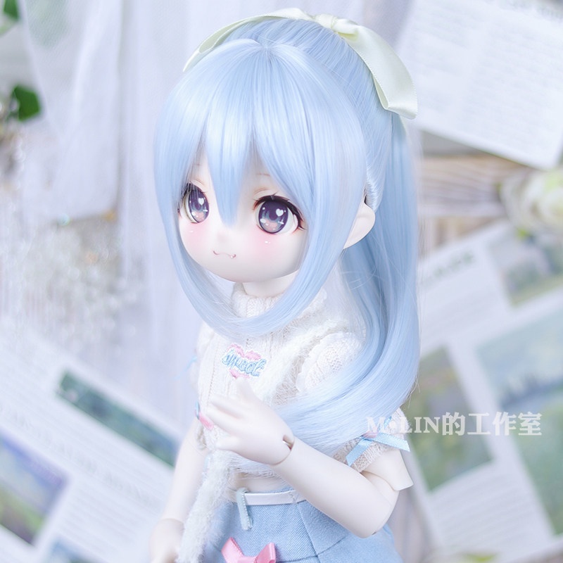 1/3 ストレートポニーテール ドール用ウィッグ 耐熱