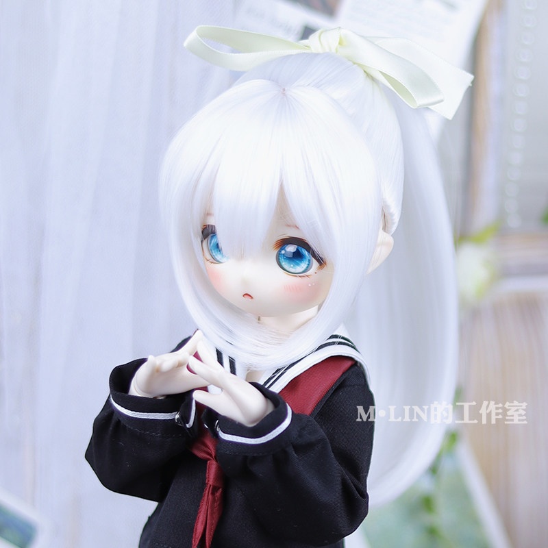 1/3 ストレートポニーテール ドール用ウィッグ 耐熱