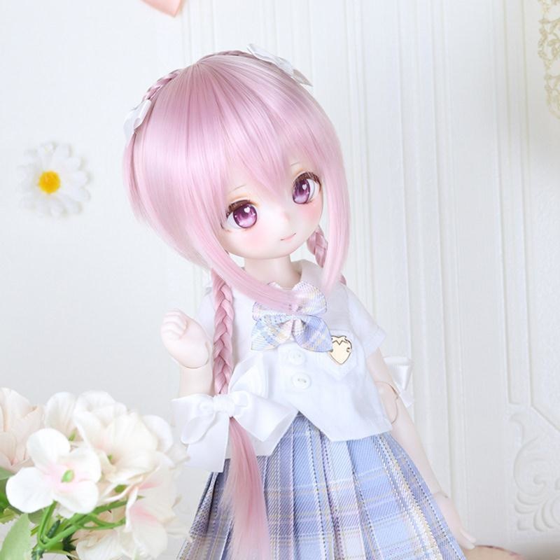 1/3 ピュアロング 三つ編みヘア ドール用ウィッグ 耐熱