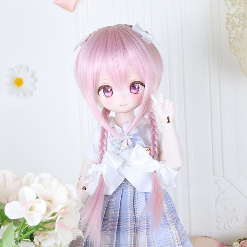 1/3 ピュアロング 三つ編みヘア ドール用ウィッグ 耐熱