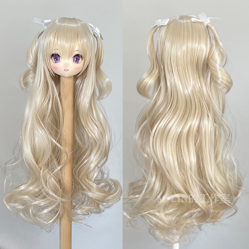 1/3 姫カット ドール用ウィッグ 耐熱