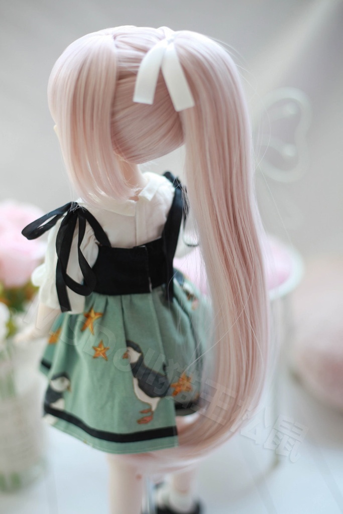 1/3 1/4 ハイポニー ストレートロング ドール用ウィッグ 耐熱 】