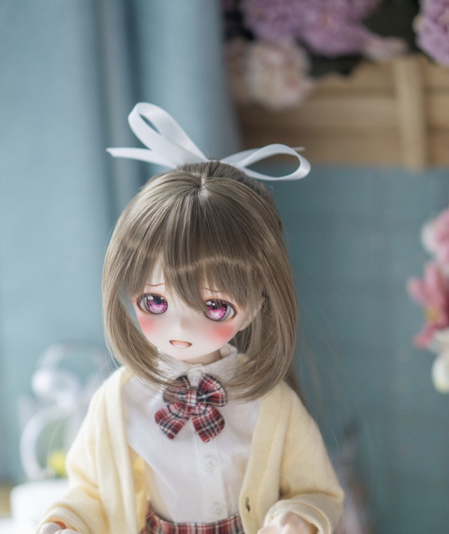 1/3 1/4 ハイポニー ストレートロング ドール用ウィッグ 耐熱 】