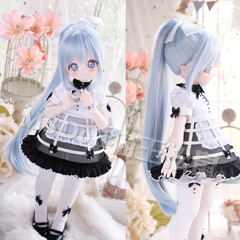 1/3　1/4　ハイポニー ストレートロング　ドール用ウィッグ　耐熱 】