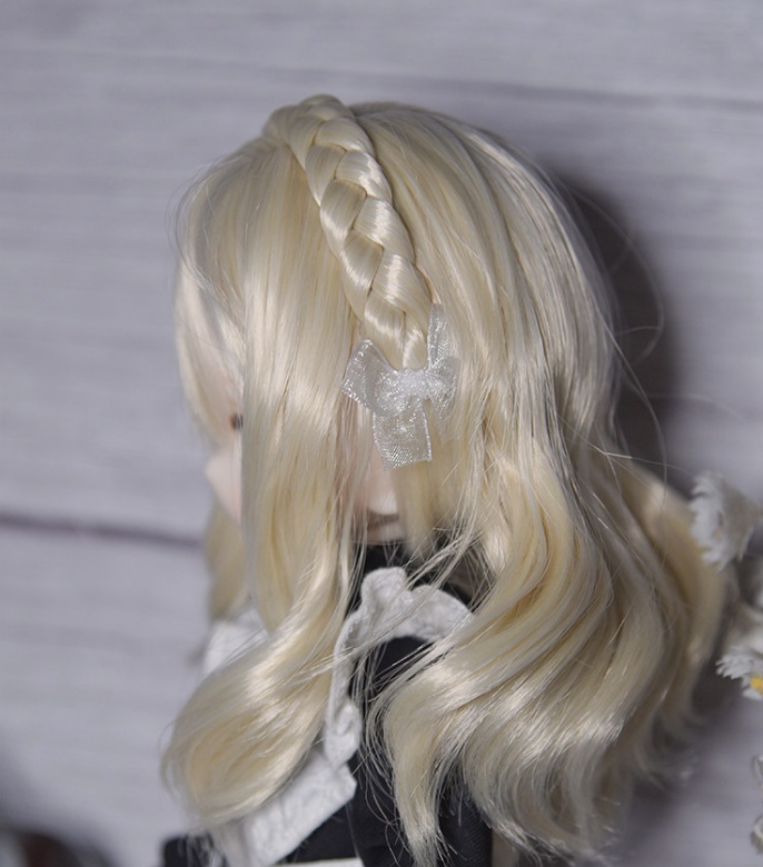 1/3 1/4 1/6 編み込み ボブ ドール用ウィッグ 耐熱