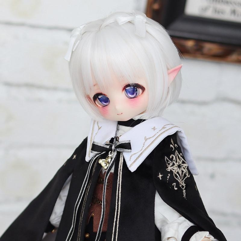 1/3 1/4 1/6 ショートボブ ドール用ウィッグ 耐熱