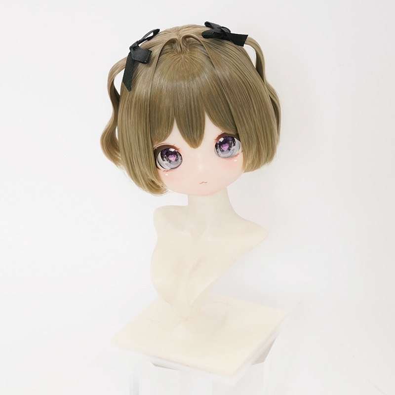 1/3 ゆるふわ ショートボブ ドール用ウィッグ 耐熱 【頭囲22-24cm】