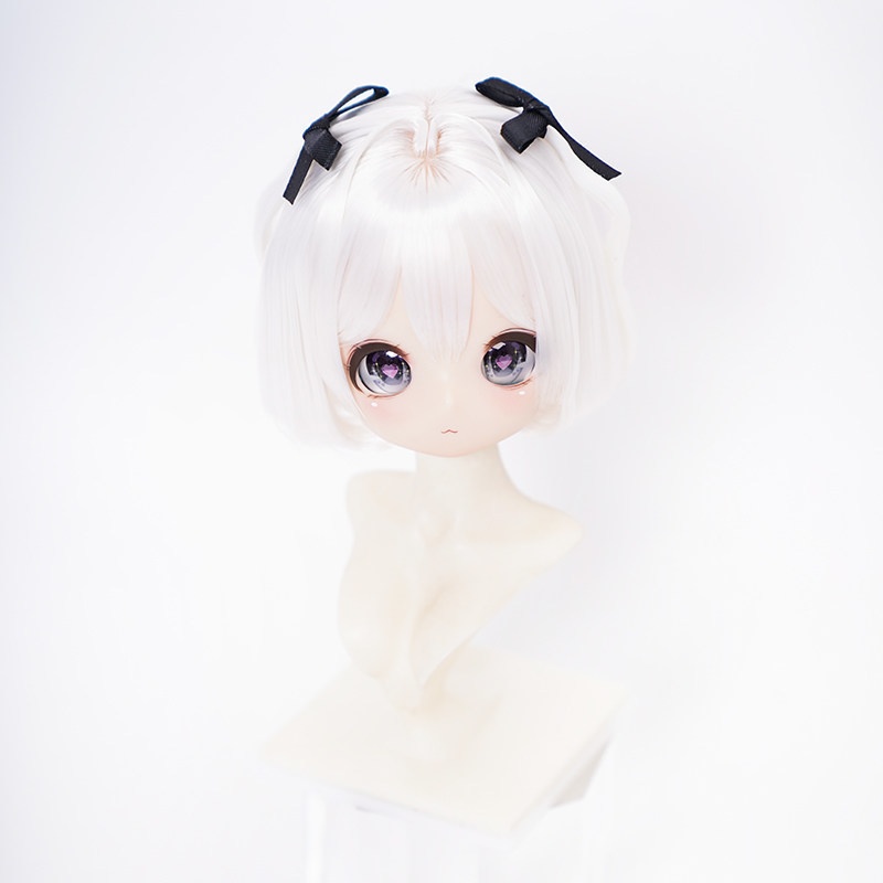 1/3 ゆるふわ ショートボブ ドール用ウィッグ 耐熱 【頭囲22-24cm】