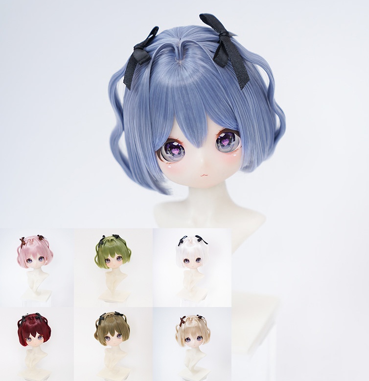 1/3　ゆるふわ ショートボブ　ドール用ウィッグ　耐熱　【頭囲22-24cm】