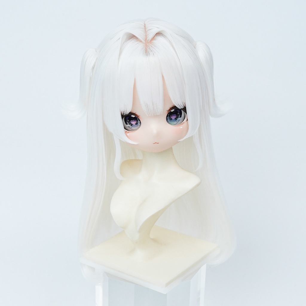 1/3 1/4 サイドツインロング ドール用ウィッグ 耐熱