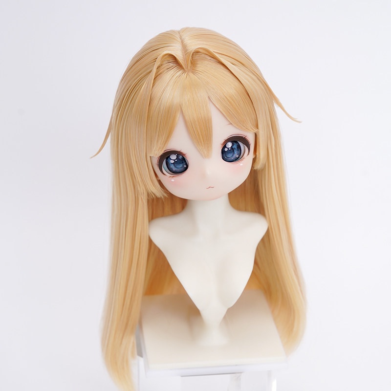 1/3 ロングストレート ドール用ウィッグ 耐熱 【頭囲22-24cm】 1/3ドール用ウィッグ