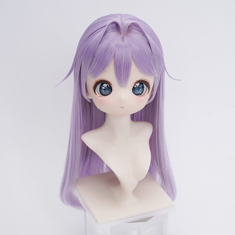 1/3 ロングストレート ドール用ウィッグ 耐熱 【頭囲22-24cm】 1/3ドール用ウィッグ