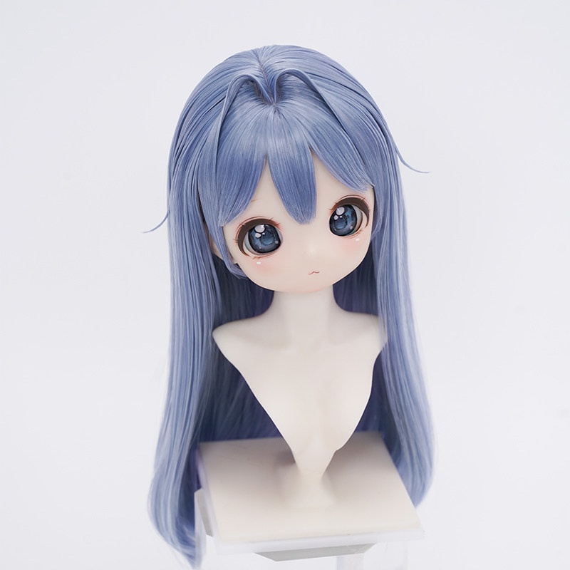 1/3 ロングストレート ドール用ウィッグ 耐熱 【頭囲22-24cm】 1/3ドール用ウィッグ