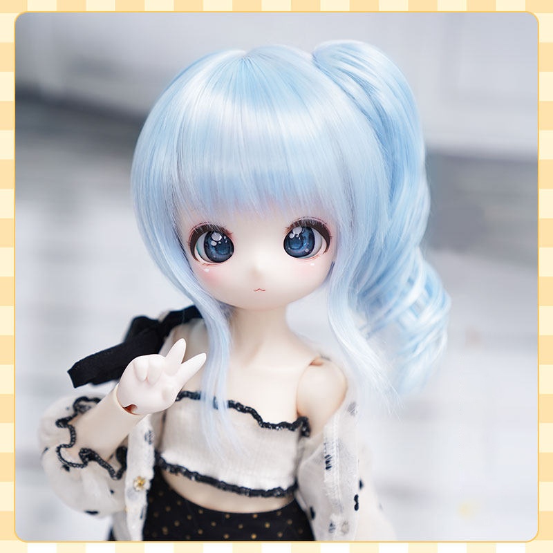 1/3 サイドポニー ドール用ウィッグ 耐熱 【頭囲22-24cm】 1/3ドール用ウィッグ