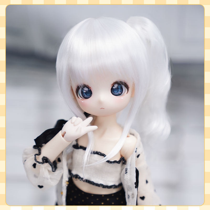 1/3 サイドポニー ドール用ウィッグ 耐熱 【頭囲22-24cm】 1/3ドール用ウィッグ