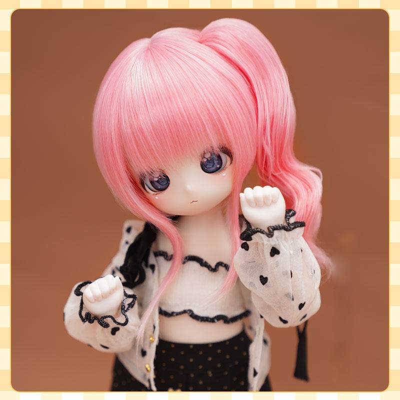 1/3 サイドポニー ドール用ウィッグ 耐熱 【頭囲22-24cm】 1/3ドール用ウィッグ