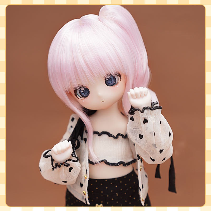 1/3 サイドポニー ドール用ウィッグ 耐熱 【頭囲22-24cm】 1/3ドール用ウィッグ