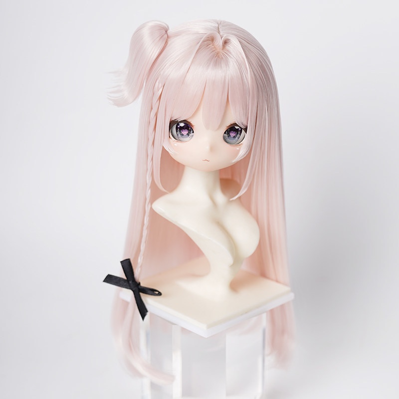 1/3 サイドポニー ロング ドール用ウィッグ 耐熱 【頭囲22-24cm】 1/3ドール用ウィッグ