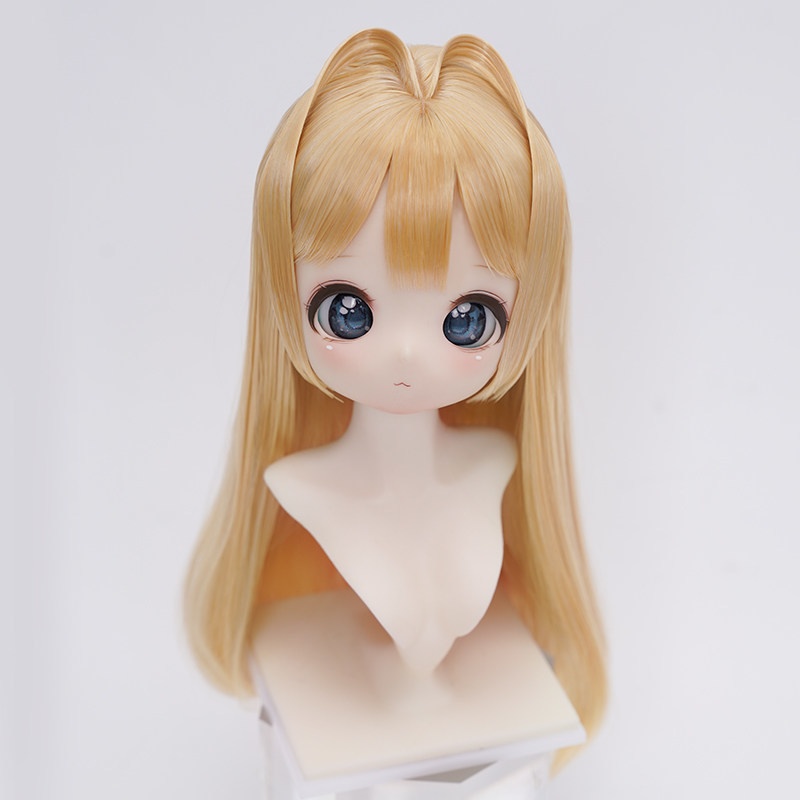 1/3 姫カットストレートロング ドール用ウィッグ 耐熱 【頭囲22-24cm】 1/3ドール用ウィッグ