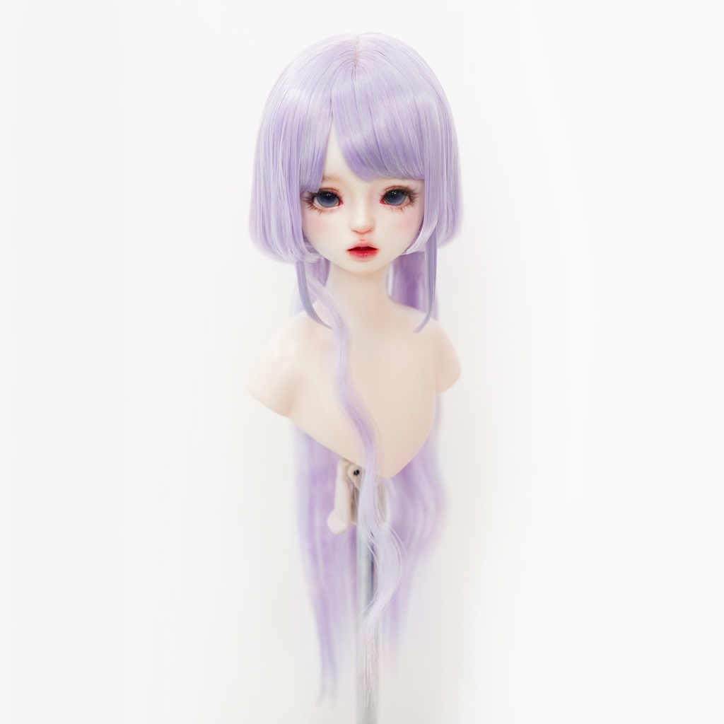 1/4 姫カットボブ ドール用ウィッグ 耐熱 【頭囲17.5-19.5cm】 1/4ドール用ウィッグ