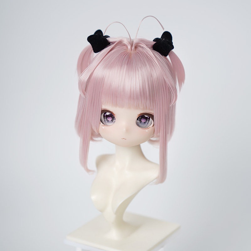 1/3 ハートツイン ドール用ウィッグ 耐熱 【頭囲22-24cm】 1/3ドール用ウィッグ