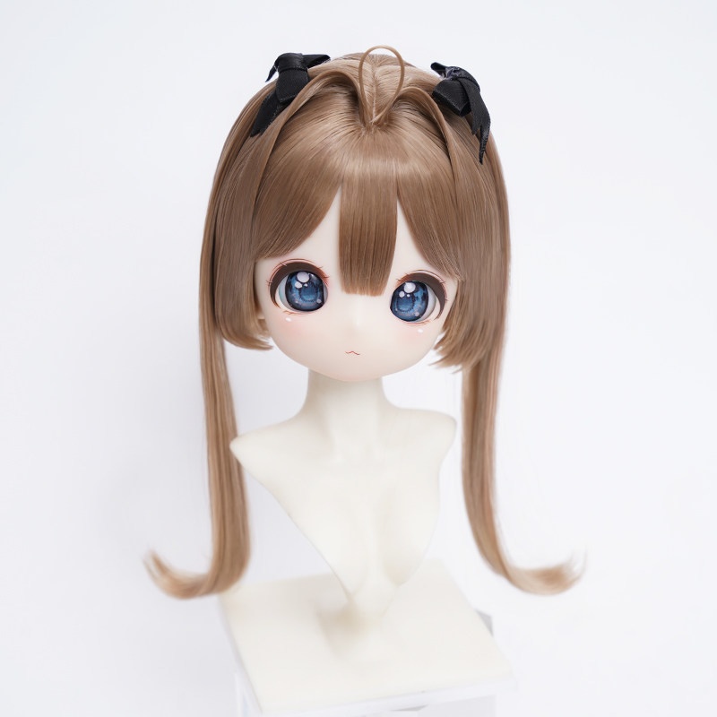 1/3 垂れうさ耳風サイドテール ドール用ウィッグ 耐熱 【頭囲22-24cm】 1/3ドール用ウィッグ