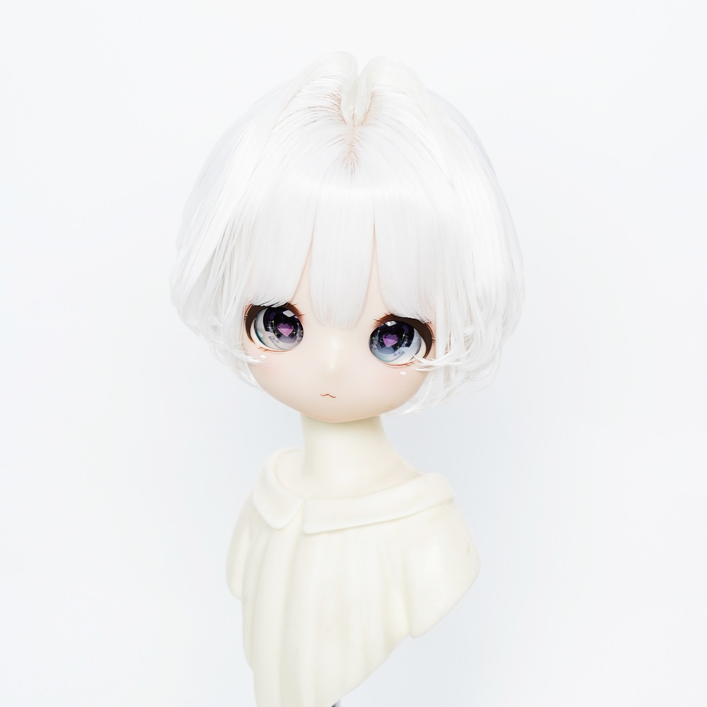1/3 内巻きショートボブ ドール用ウィッグ 耐熱 【頭囲22-24cm】 1/3ドール用ウィッグ