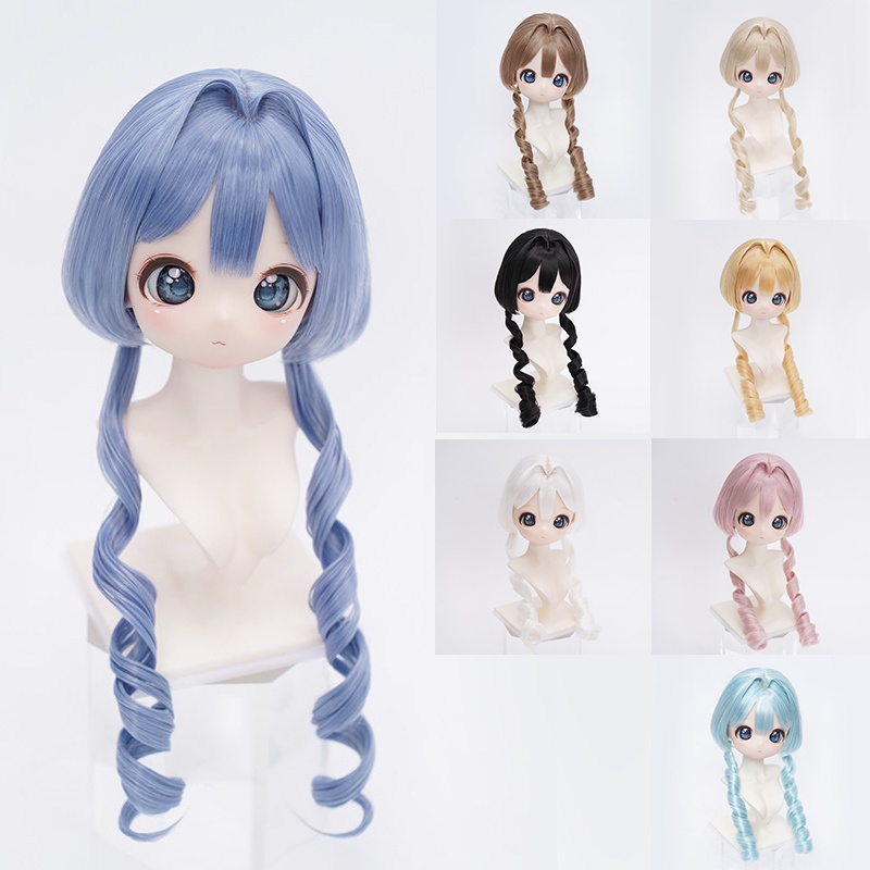 1/3　姫毛カールボブ　ドール用ウィッグ　耐熱　【頭囲22-24cm】　1/3ドール用ウィッグ