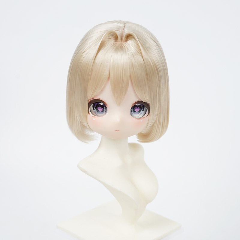 1/3 内巻きショートボブ ドール用ウィッグ 耐熱 【頭囲22-24cm】 1/3ドール用ウィッグ