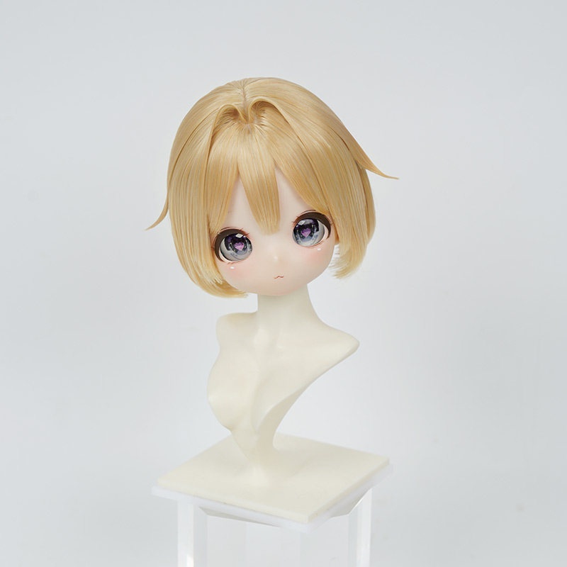 1/3 内巻きショートボブ ドール用ウィッグ 耐熱 【頭囲22-24cm】 1/3ドール用ウィッグ