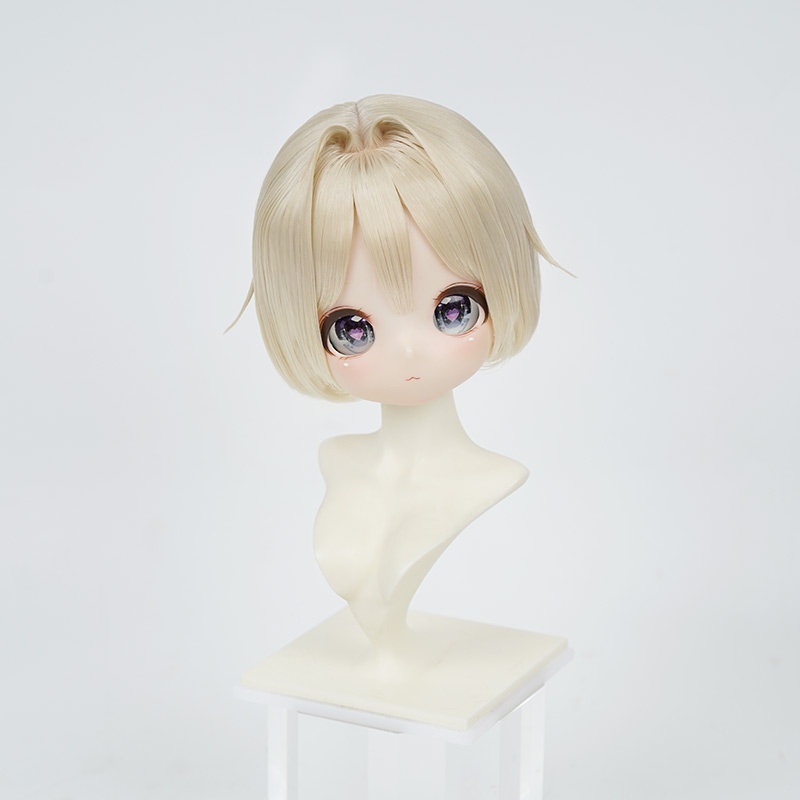 1/3 内巻きショートボブ ドール用ウィッグ 耐熱 【頭囲22-24cm】 1/3ドール用ウィッグ