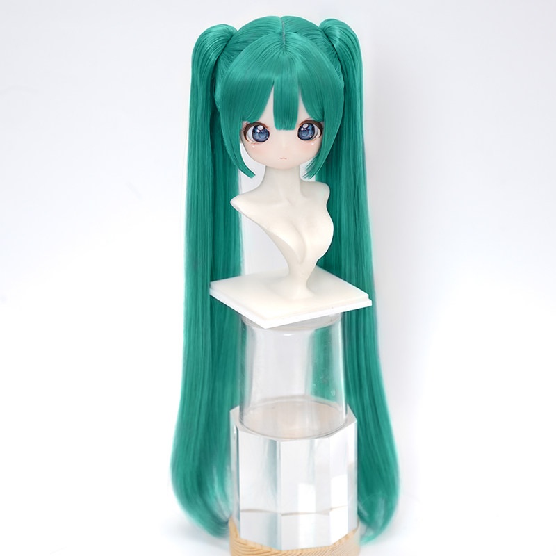 1/3 ロングツインテール ドール用ウィッグ 耐熱 【頭囲22-24cm】 1/3ドール用ウィッグ
