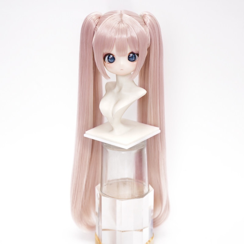 1/3 ロングツインテール ドール用ウィッグ 耐熱 【頭囲22-24cm】 1/3ドール用ウィッグ