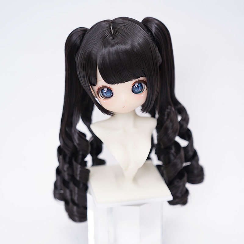 1/3 縦ロールツインテール ドール用ウィッグ 耐熱 【頭囲22-24cm】 1/3ドール用ウィッグ