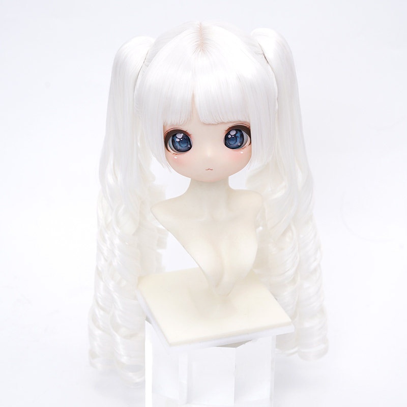 1/3 縦ロールツインテール ドール用ウィッグ 耐熱 【頭囲22-24cm】 1/3ドール用ウィッグ