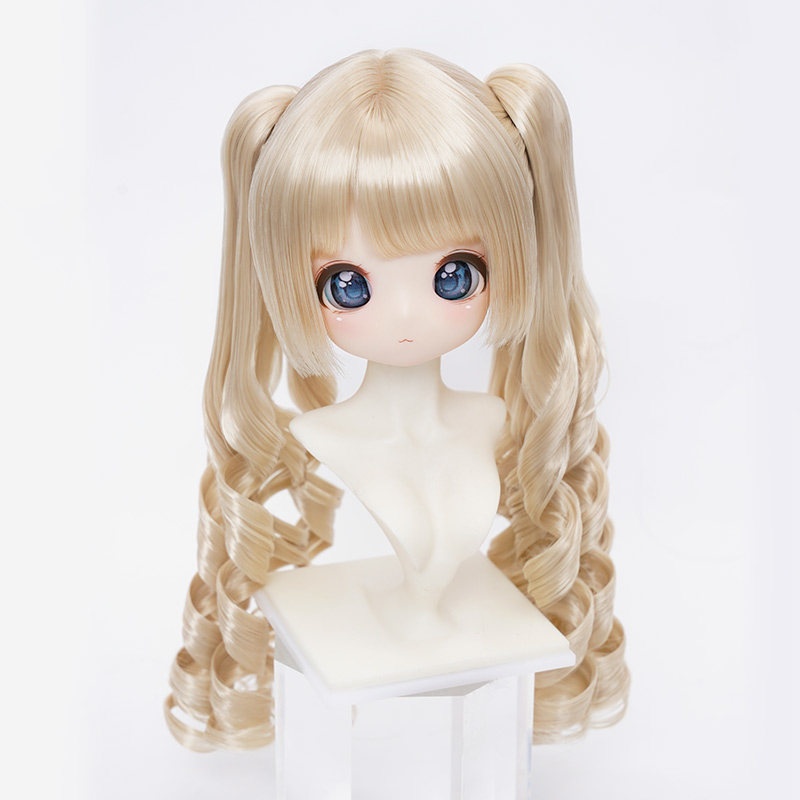 1/3 縦ロールツインテール ドール用ウィッグ 耐熱 【頭囲22-24cm】 1/3ドール用ウィッグ
